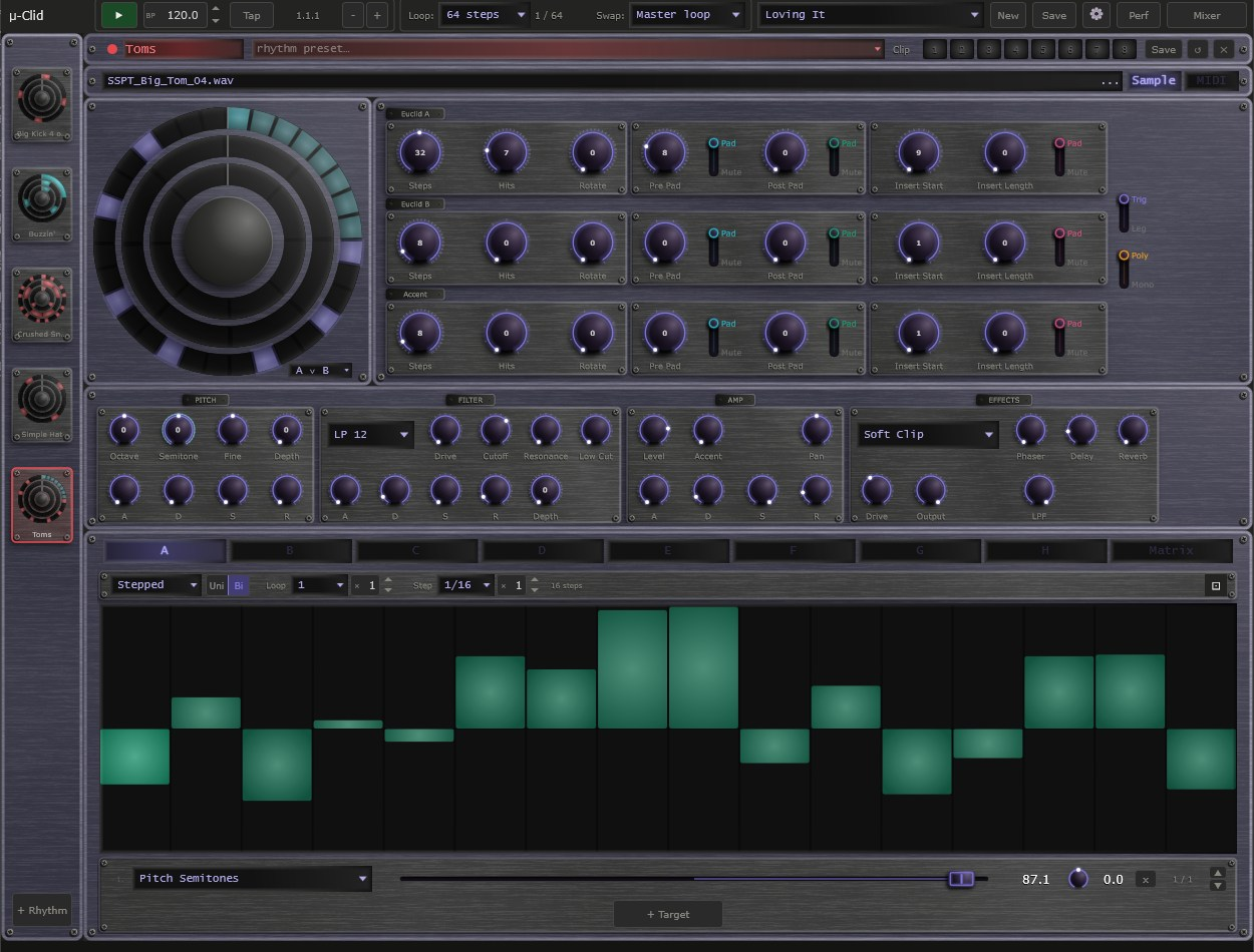 μ-clid full interface