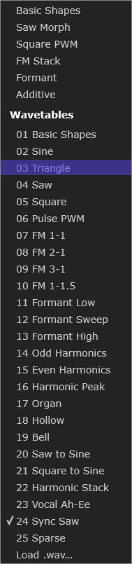 Wavetable & X-Mod